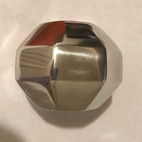 Nima Oberoi Lunares Candlestick Holders Silvertone - Picture 6 of 12